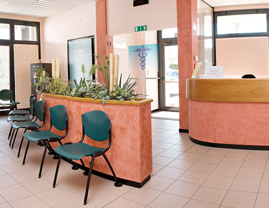 Sala d&rsquo;attesa del poliambulatorio